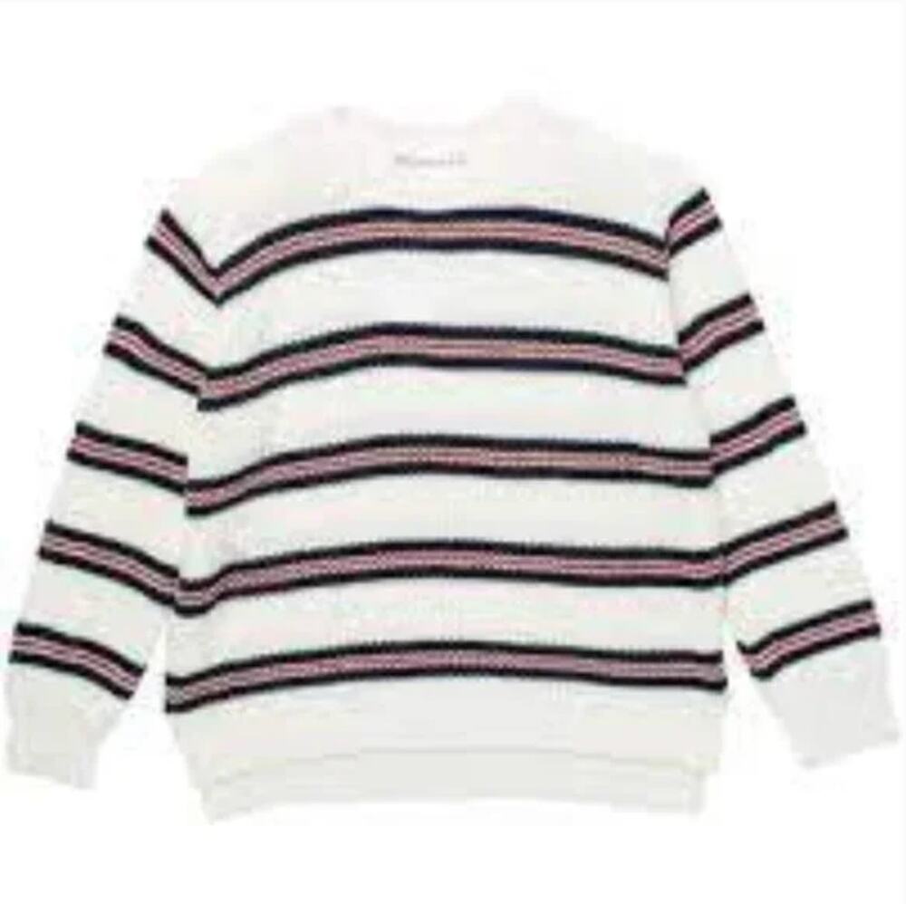 Nordstrom Rack Cotton Emporium Striped Sweater Size Medium